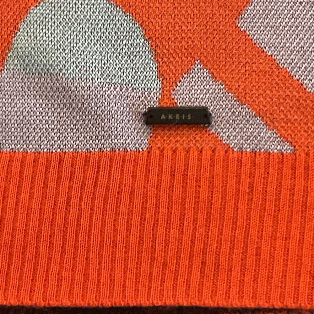 Akris Indian Summer Jacquard Cashmere & Silk‎ Sweater - Picture 4 of 9